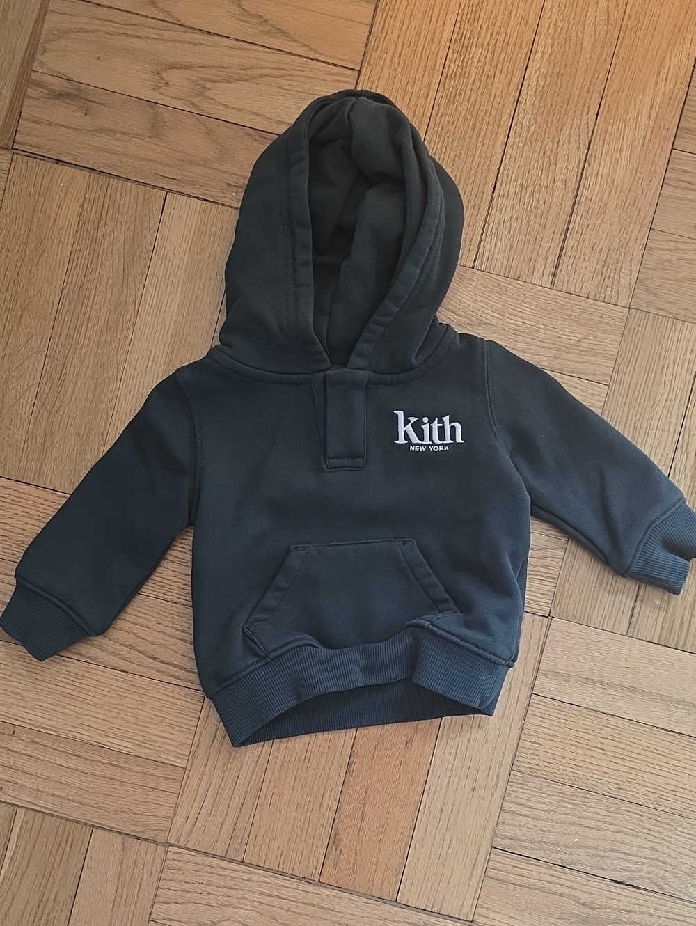 Kith Baby Dark Blue/Green Hooded Sweatshirt